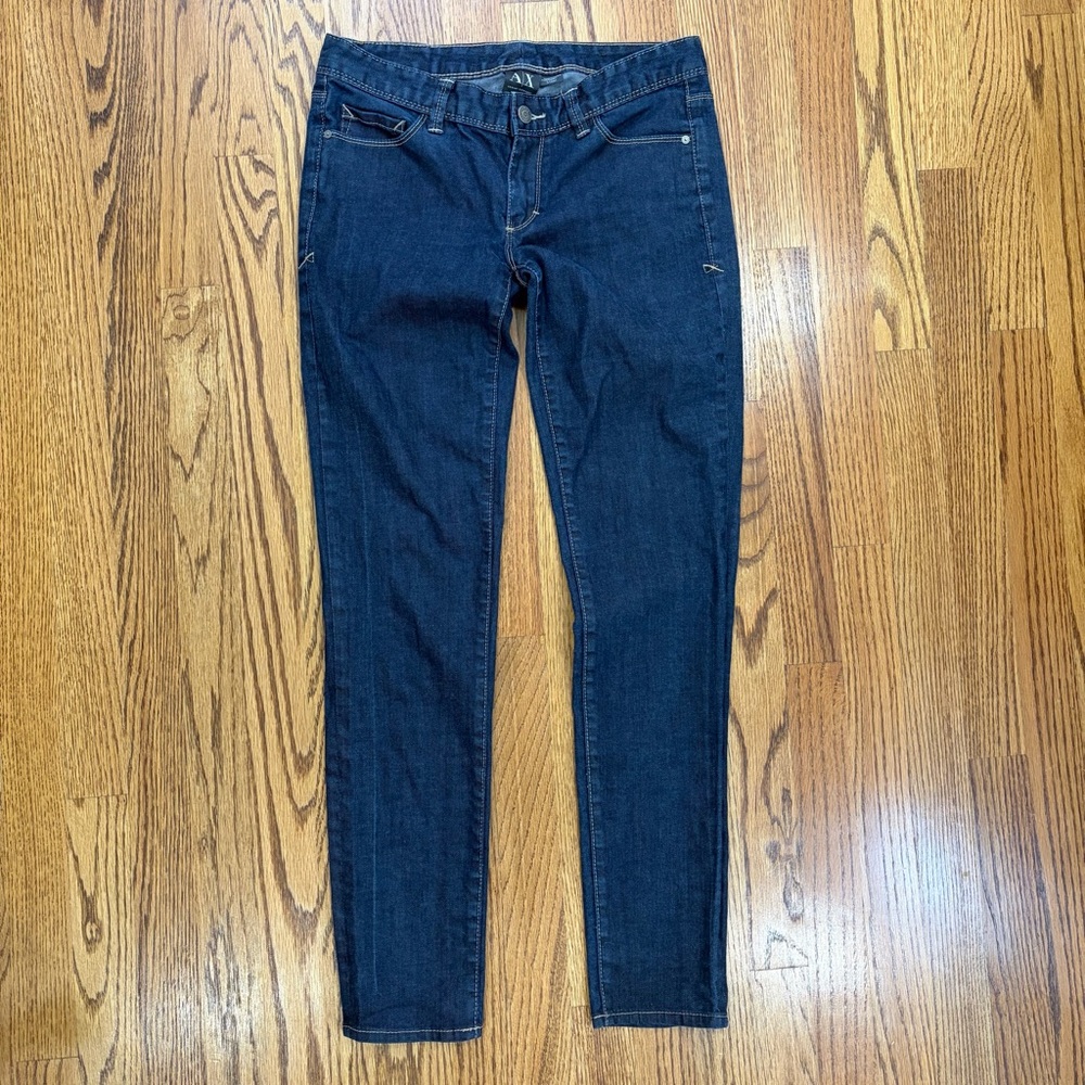 Armani Exchange J11 Low Rise Skinny Jeans